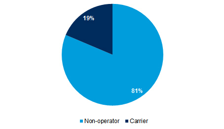 Figure 6: Share of scrapped containerships in 2016 by owner type